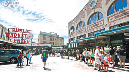 沿Pike Street兩旁而建的Pike Place Market，是了解西雅圖飲食文化的最佳場所。