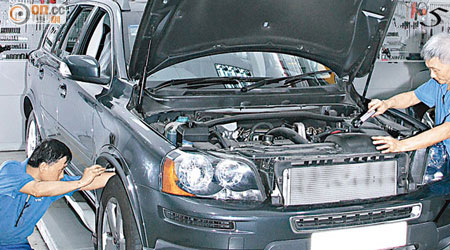 Volvo的維修保養改為兩人同時負責後，效率更高。