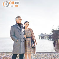 英國音樂界及時尚界名人Paul Weller與女兒Leah以父女檔上陣，演繹出英式潮魅感。