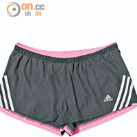 黑×粉紅色跑步短褲 $299
