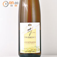 Domaine Jean-Marie Haag Gewurztraminer Vallee Noble, Alsace 2010 $229（i） 