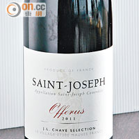 Jean-Louis Chave Selection Saint-Joseph Offerus 2011 $320（d）