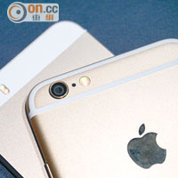 iPhone 6鏡頭改用凸出式設計。
