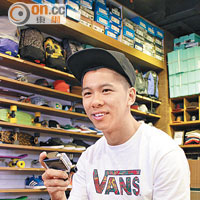 香港滑板運動代表俊仔，多年前已用Action Cam拍片。