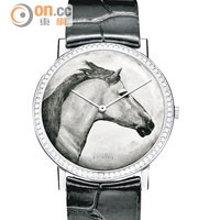 Piaget Altiplano白金鑽石金屬微雕工藝腕錶 $550,000
