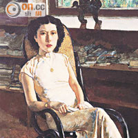 徐悲鴻於1923年入讀巴黎國立美術學校，學習油畫及素描。圖為其作品《珍妮小姐畫像》。
