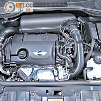 搭載的1.6公升Turbo引擎經過重新調校，馬力及燃油效率均有所提升。