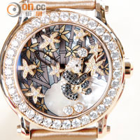 熊貓玫瑰金腕錶 $525,000