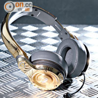 金色設計的Monster 24K耳機甚有Hip Hop味道。 售價：$2,980