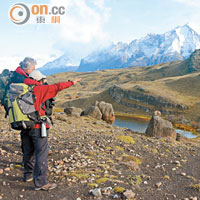 海拔只有二千多米，在智利巴塔哥尼亞行山一般遊客也不難駕馭。