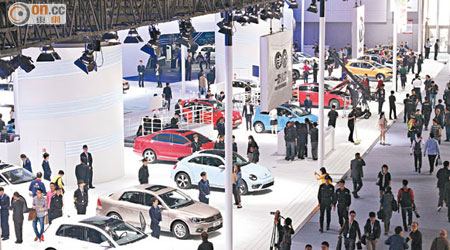 Volkswagen的展覽區台面積逾3,400平方米，展出車型達到35輛。