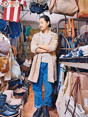 Luddite古着服飾店老闆兼設計師Rex Ko。