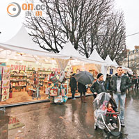 由11月中開始營業的聖誕市集，是巴黎人準備聖誕節必到的地方。