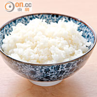 選用優質的日本秋田米，入口Chewy富嚼勁，一碗白飯也盛惠$22。