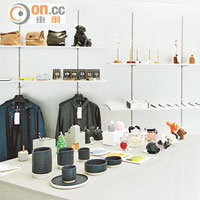 零售店專賣家品文具及時裝飾物，部分更由本地設計師操刀。