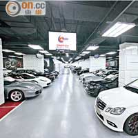 「名車展」坐落於九龍灣國際展貿中心B1及B3地庫，佔地25萬平方呎，展出超過1,000輛名車。