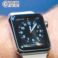 Apple Watch設有多款錶帶選擇，佩戴時都很舒服。