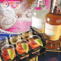 Tequila Experience $200<br>一次過品嘗3種不同年份的龍舌蘭酒，另附上可以清新味蕾的Sangrita。Noel建議不妨一試Casamigos Tequila，其中不經陳年的Blanco清爽刺激，至於陳年程度不同的Reposado和Añejo，則香醇富層次。