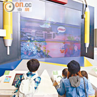 電子動物園給小朋友有發揮想像力的機會。