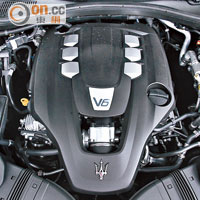 經調校後的3公升V6 Twin Turbo引擎，錄得的馬力峰值達到330hp。