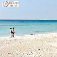 渡口之濱擁有長800米的海岸線，其水清沙幼指數更在沖繩縣中數一數二。