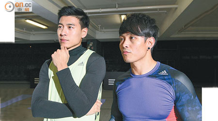 Wow fitness教練Karl Cheung（左）與拍檔Dan Wong（右）