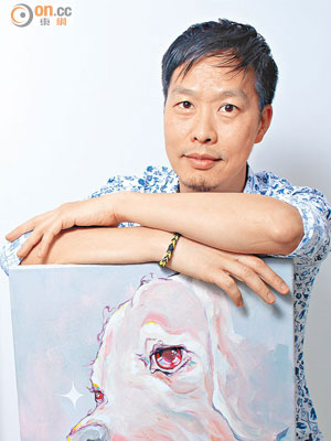 插畫家Husky Kevin希望透過油畫《狗型人格》系列，安慰與自己有相同經歷的人。