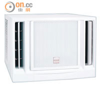 RA08LF窗口式冷氣機製冷量為7,160BTU/h，備有1級能源標籤，售$3,590。