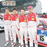 熊龍（Alex Yoong）、唐偉楓、李英健及程叢夫（左至右）合作，於今次國際賽事取得第12名佳績。
