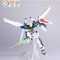 機體沿用Gundam X的關節骨架，可在腰間拔出Hyper Beam Sword。