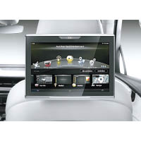 今次試駕車雖然沒有在後座裝上10.1吋平板電腦，但Audi官方網站已發布了有關圖片。