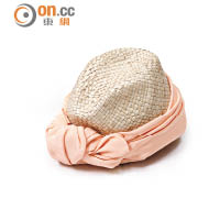頭巾裝飾草帽$1,790（D）