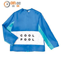 MIUNIKU彩藍色「Cool Pool」字樣上衣 $5,790