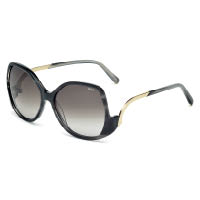 Chloé黑色膠框拼金屬臂太陽眼鏡 $2,450（B）