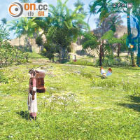 擺脫道路限制，玩家可自由於場景冒險，探索寶物。