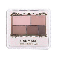 Canmake蝦肉×啡色系完美幻變眼影 $92（G）<br>色澤自然、質感貼服，輕易亮麗膚色，突出眼形輪廓。