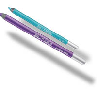 URBAN DECAY Glide-On Eye Pencil （紫色/綠色） $180/各（E）<br>順滑、持久、防水功效一流，成分包括可可巴油、維他命E及棉籽油；高度浸透配方令筆觸流暢、顏色豐富容易推開，用後眼線不易脫落。