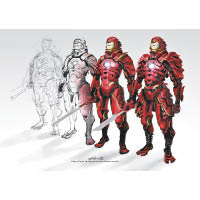 將Iron Man與日本武士相結合，Jack Lee創作出獨特形象。