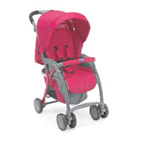 Chicco Simplicity手推車適合初生至36個月（體重15kg以下）的嬰兒使用，篷頂有小窗口，方便父母察看寶寶在車內的情況。不用時，可把車子摺起，體積細小兼可直立，易於儲存。$2,198（d）