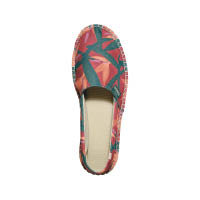 紅×綠色竹葉圖案帆布鞋 $358