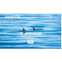 保育加灣鼠海豚的網頁，把最新的數量調查放在頁首。