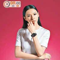 林鈺洧早前為品牌拍攝宣傳照。