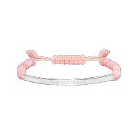 THOMAS SABO LOVE BRIDGE粉紅色珊瑚手鏈 $1,090