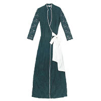 Diane von Furstenberg黑色喱士包裹長裙 $9,400（A）