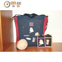 來自台灣的「廣富號」推出帶有香港地道色彩的帆布包包，香港限定發售。證件套 $120/個、Tote Bag $850/個、散紙包 $/150個