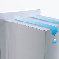 德國寶多功能浴室乾衣暖風機備有防水外殼設計，既防積水又防倒流。