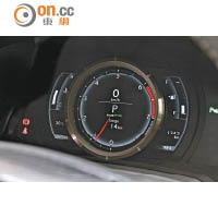 從LFA超跑移植過來的活動式儀錶板，可按駕駛者喜好左右移動，讀取不同行車資訊。