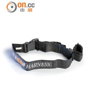 Hoop Harness用上黑色尼龍物料，腰帶部分可調校長短。售價：$250