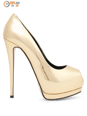 Giuseppe Zanotti Design金色高跟鞋 $6,450