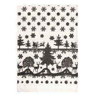 富有民族風味的Christmas Landscape Tea Towel，令人期待聖誕大餐到來。$149（b）